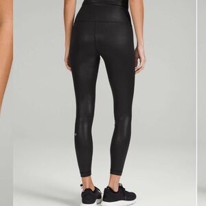 Lululemon Wunder Train High-Rise Tight 25” Foil – Size 6 (Black)